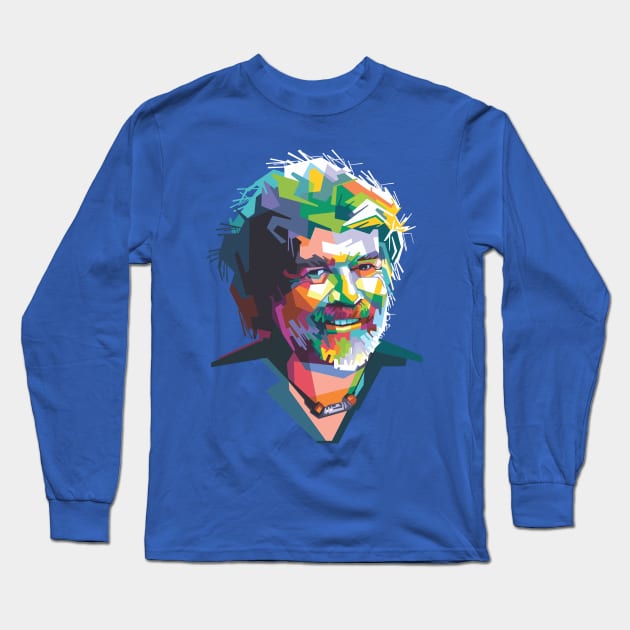 Reinhold Messner 2 Long Sleeve T-Shirt by Alkahfsmart